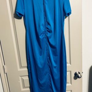 Brand new button up maternity dress